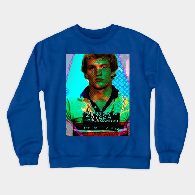 Woody Harrelson Mugshot Crewneck Sweatshirt by SABREart